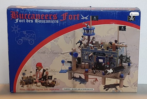 Papo/Le Toy Van TV 251 "Forte Bucanieri (Legno)" Play Set Pirati FIGURE ESCLUSE - Imagen 1 de 7