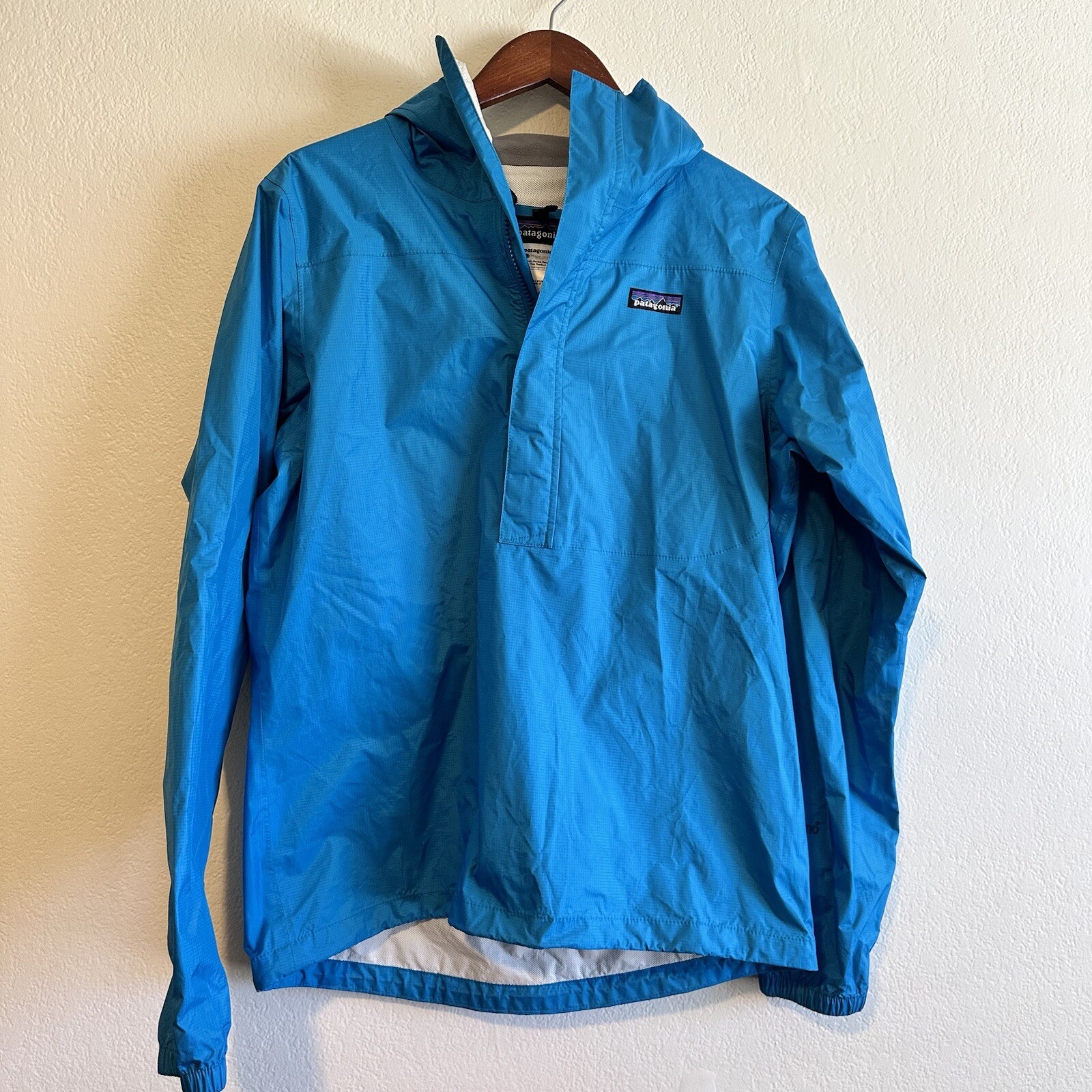 Chaqueta cortavientos Patagonia Torrentshell Rain H2NO para hombre talla M azul