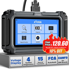 2025 XTOOL D5S OBD2 Scanner Engine ABS SRS Tr...