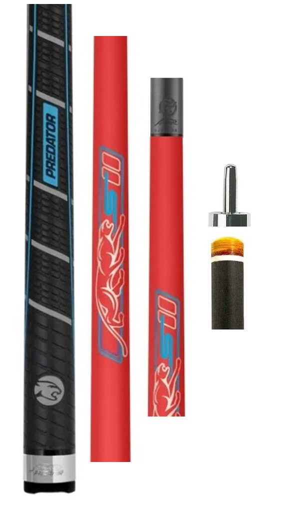 Predator SPORT 2 Matte Red SPORT WRAP Playing Cue Revo 11.8