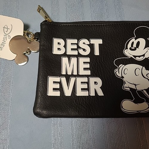 NEU MIT ETIKETT DISNEY MICKEY MOUSE ARMBAND SCHWARZ WEISS BEST ME EVER  - Bild 3 von 6