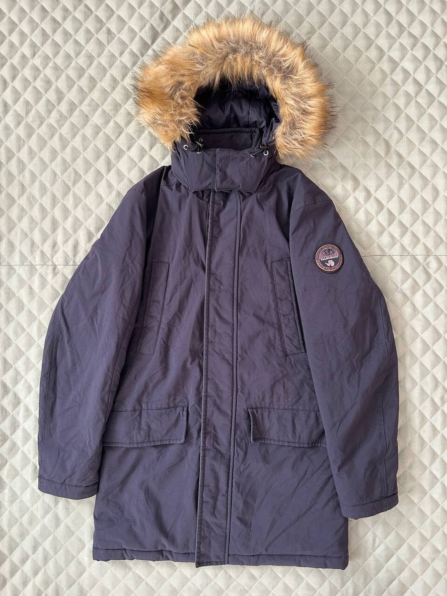 Parka Jacket men's NAPAPIJRI Apton color Navy size S