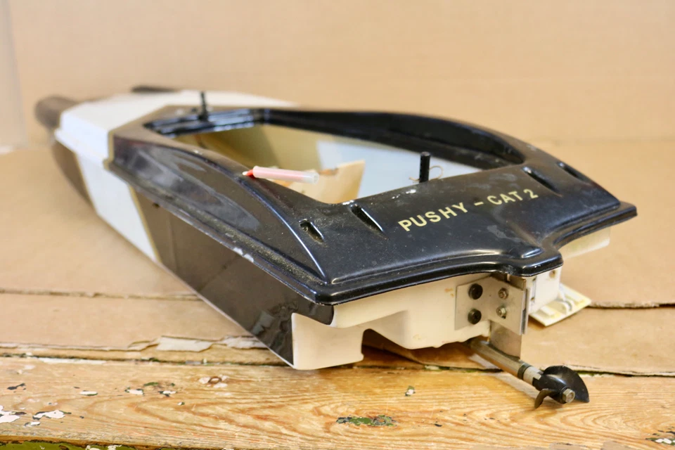 Radiocontrolado Catamarán Plástico Océano Lancha Casco Insistente Gato 2 Ni - Imagen 3 de 4