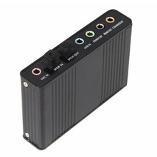 Image of For PC USB6-Channel 5.1 External SPDIF Optical Digital Sound Card Audio Adapter