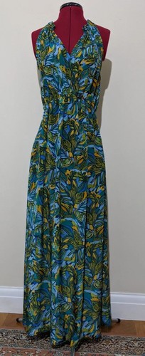 Zara Tropical Print Maxi Dress Size M RRP £55.99 REF 2298/166