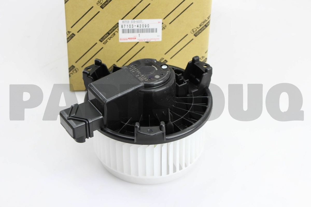 8710342090 Genuine Toyota MOTOR SUB-ASSY, BLOWER W/FAN 87103-42090 