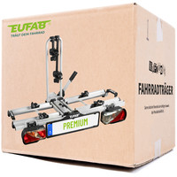 Eufab Premium FahrradträGer HeckträGer FüR 2 FahrräDer Auf Die AnhäNgerkupplung