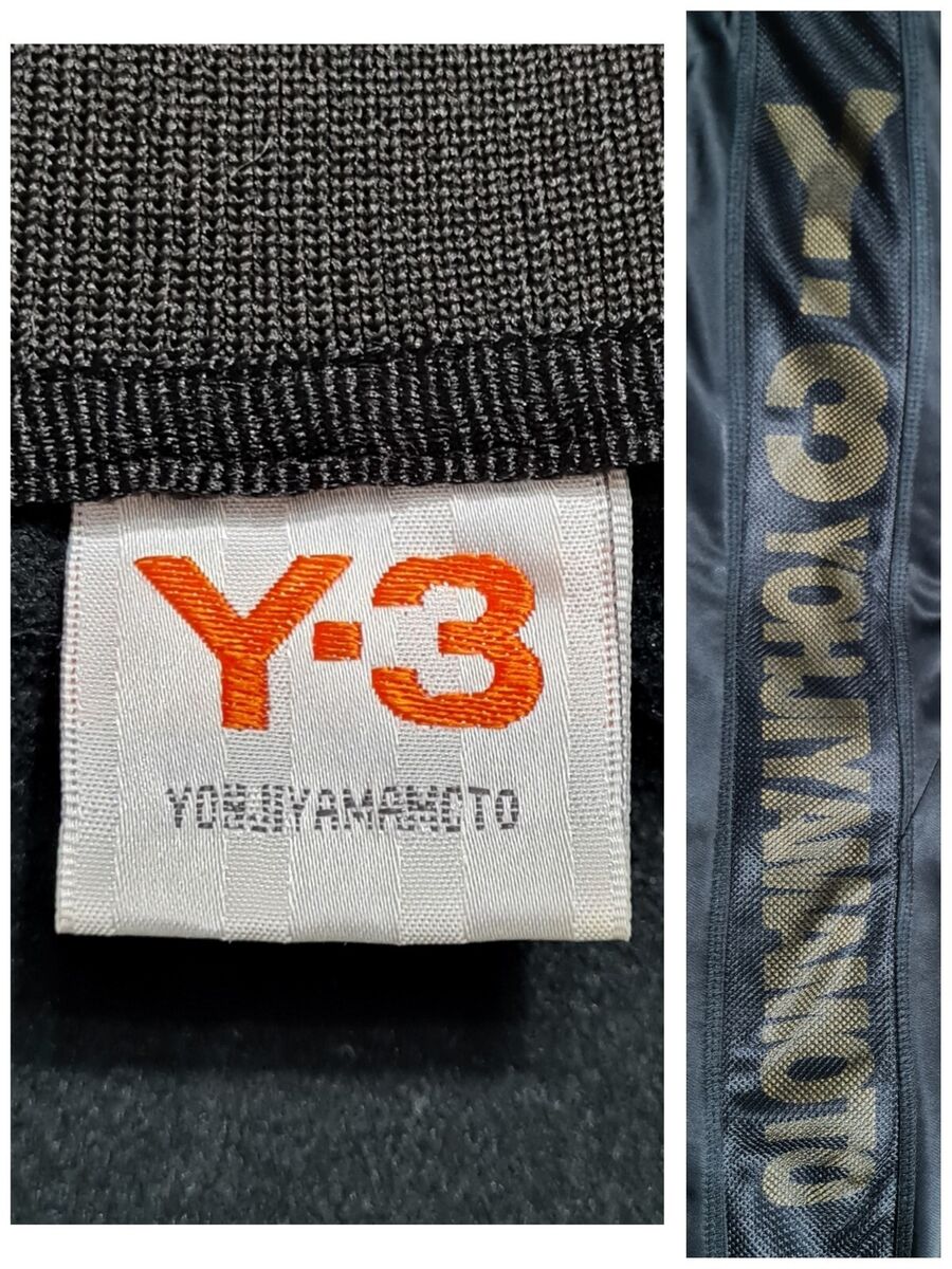 ADIDAS Y3 YAMAMOTO Rare Vintage Jacket with Yellow Stripes ADIDAS Y3 YAMAMOTO Rare Vintage Jacket with Yellow Stripes