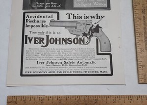 1904 - IVER JOHNSON - Accidental Discharge Impossible - ad - listing #5385