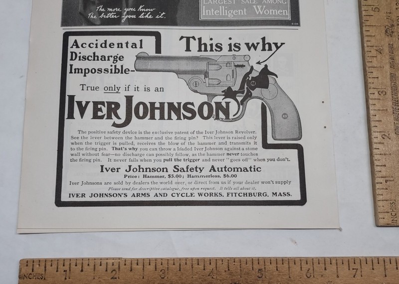 1904 - IVER JOHNSON - Accidental Discharge Impossible - ad - listing #5385