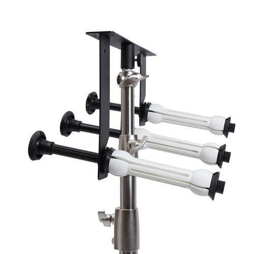 Motorized Electric 3-Roller Cloth Background Support System Wall Mount +Remote - Picture 7 of 12