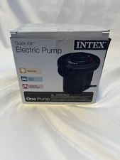 Intex Quick Fill Electric Pump 12V DC Inflate Deflate Efficient Air Compressor