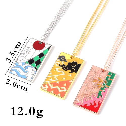 Anime Necklace Cosplay Tanjirou Tanjirou suyuri Kanawo Uzui Tengen Metal Pendant - Bild 2 von 40