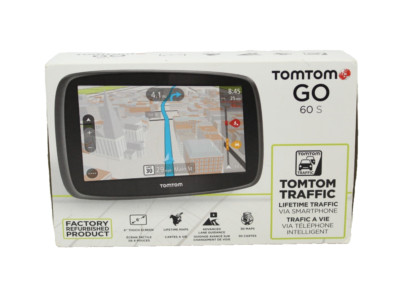 TomTom Go 60 S 3D 6'' Portable Vehicle GPS - Black