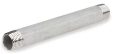Smith-Cooper 3/8" X 1-1/2" NPT Schedule 40 Welded 316 Stainless Steel Nipple