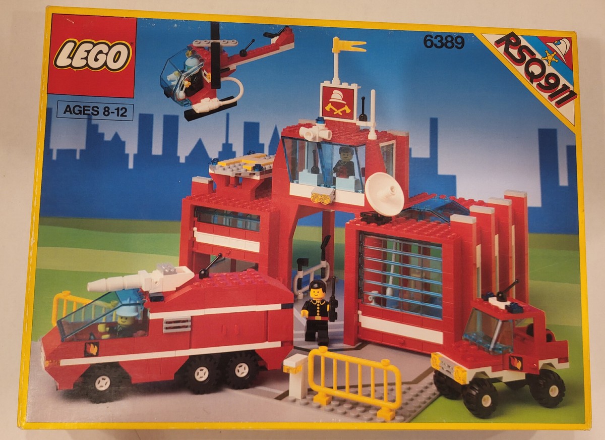 LEGO Town Set RSQ911 Set 6389 Fire Control Center Station NIB New
