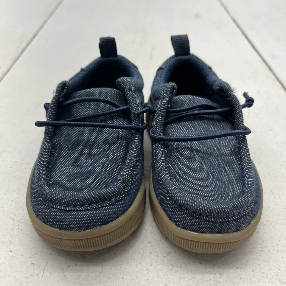 Zapatos sin cordones Baby Gap azul cambray mocasín zapatillas niños talla 5 DEFECTUOSOS Foto 2 de 4