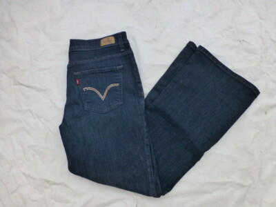 WOMENS LEVIS 512 PERFECTLY SLIMMING BOOTCUT JEANS SIZE 12x27.5 #5821