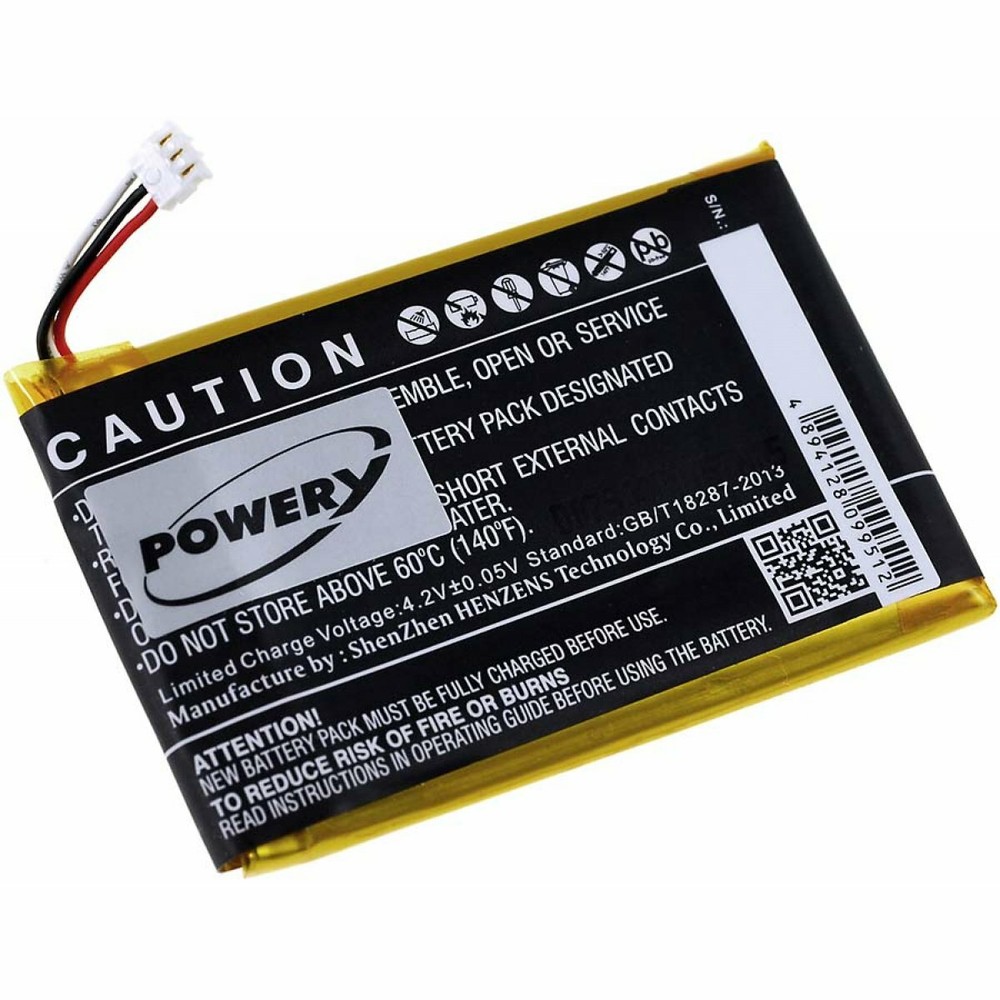 Akku für Bluetooth Laser Maus Logitech MX Master (Stecker beachten) 3,7V 500mAh/ Thumbnail 3