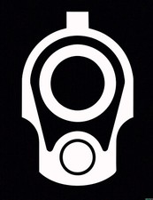 1911 .45 Barrel Sticker Car Truck Vinyl Decal Laptop Gun Pistol Ammo Arms Gift 1911 .45 Barrel Sticker Car Truck Vinyl Decal Laptop Gun Pistol Ammo Arms Gift