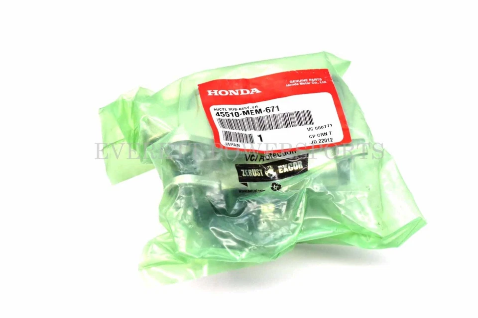 Cilindro maestro de freno delantero VTX1300 04-06 conjunto de depósito Honda todo fabricante de equipos originales #H106 Foto 3 de 4