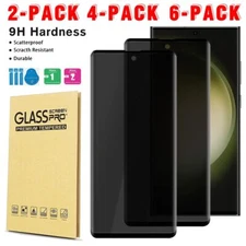 Privacy 9H Tempered Glass Screen Protector For Samsung Galaxy S23/S23+/S23 Ultra