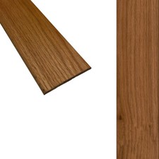 Solid Oak Flat Cover Strip, Flooring Threshold Door Bar, Beading Strips, Patio