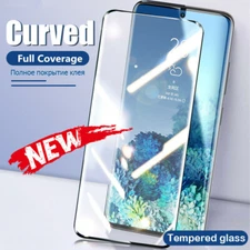 9H Full Cover Tempered Glass Screen Protector For Samsung S24 S23 Note 20 S22 S9