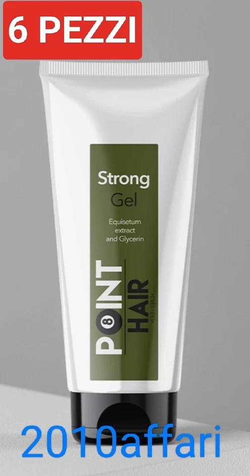 Point Hair strong Gel 200 ml Farmagan - 6 Pezzi