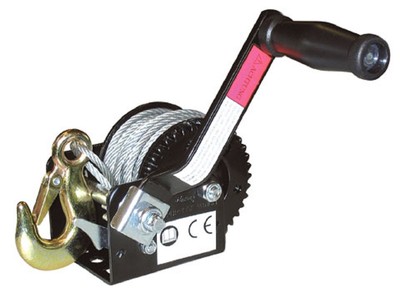 Seilwinde HAND WINCH 37114  mit 10 m Seil ohne Bremse Seilzug