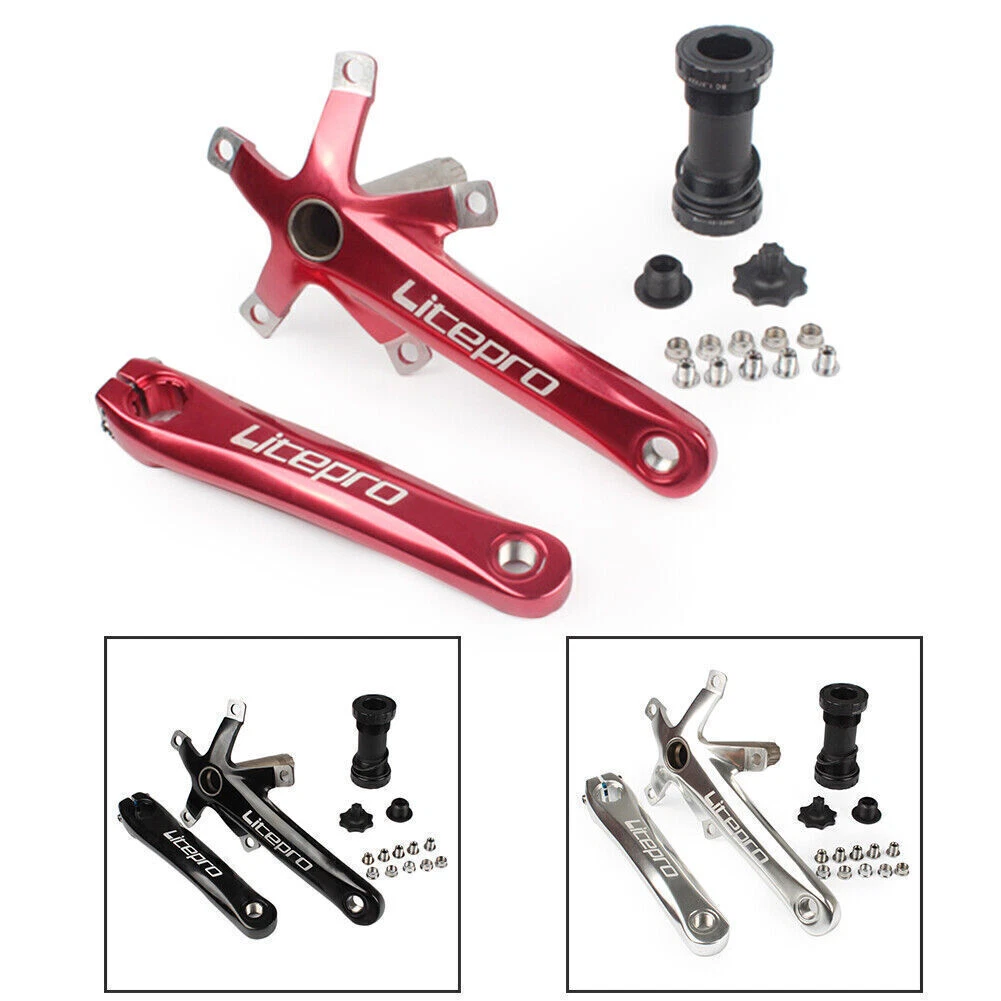 LitePro Hollow Bicycle Crankset 170mm BCD 130mm BB Bottom Bracket