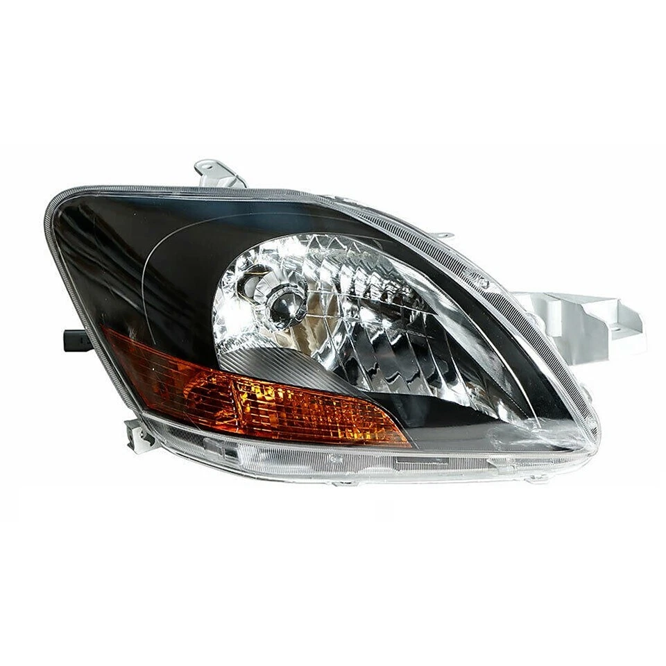 Juego de faros para Toyota Yaris Sedán 2007 2011 negro carcasa luces izquierda+derecha Foto 2 de 4