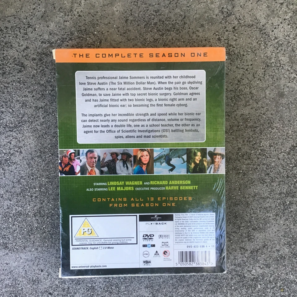 Sealed The Bionic Women Season 1 PAL Edition UK Edition PG 4 Discs - Image 2 of 2