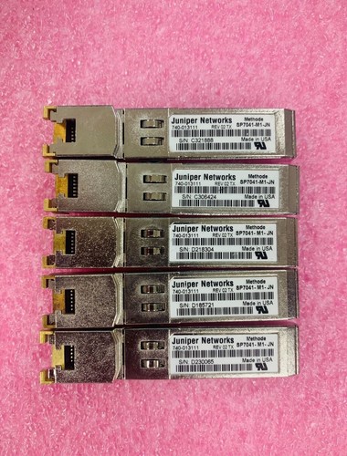 2pcs Juniper QFX-SFP-1GE-T 740-013111 1GE SFP-TX 100 M RJ45 SFP-1GE-T - Afbeelding 5 van 7