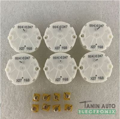 KIT (6) GM GMC gauge x27.168 speedo SWITEC steppers + 8 OEM yellow base bulbs