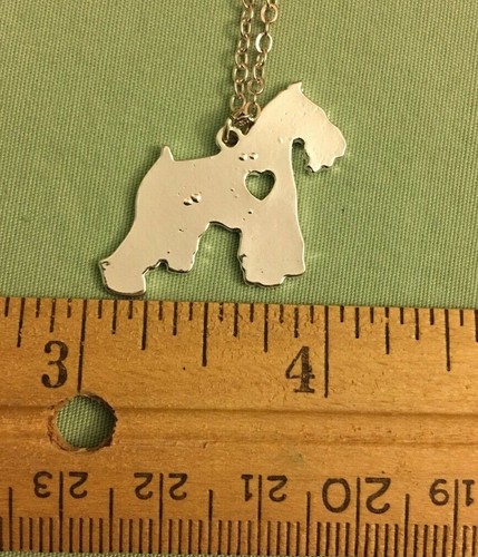 Broche Et Porte-clés Schnauzer Nain - Étain Argenté Bronze - Marque Dannyquest