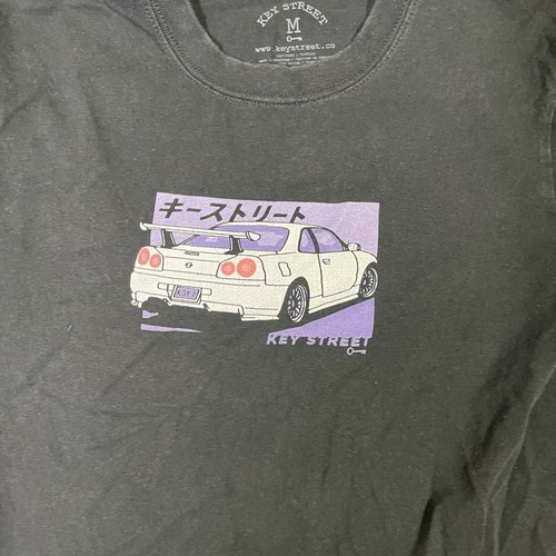 Key Street Car Graphic Design Short Sleeve T-Shirt Youth Medium Kids Skyline - Picture 4 of 5