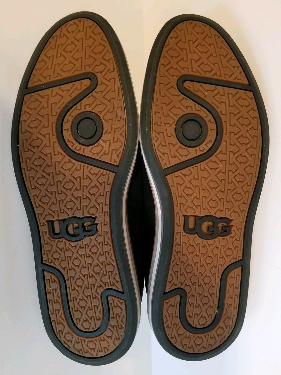 UGG Warner Cap Toe Oxford Black Leather Lace Up Mens Shoes  display picture 2