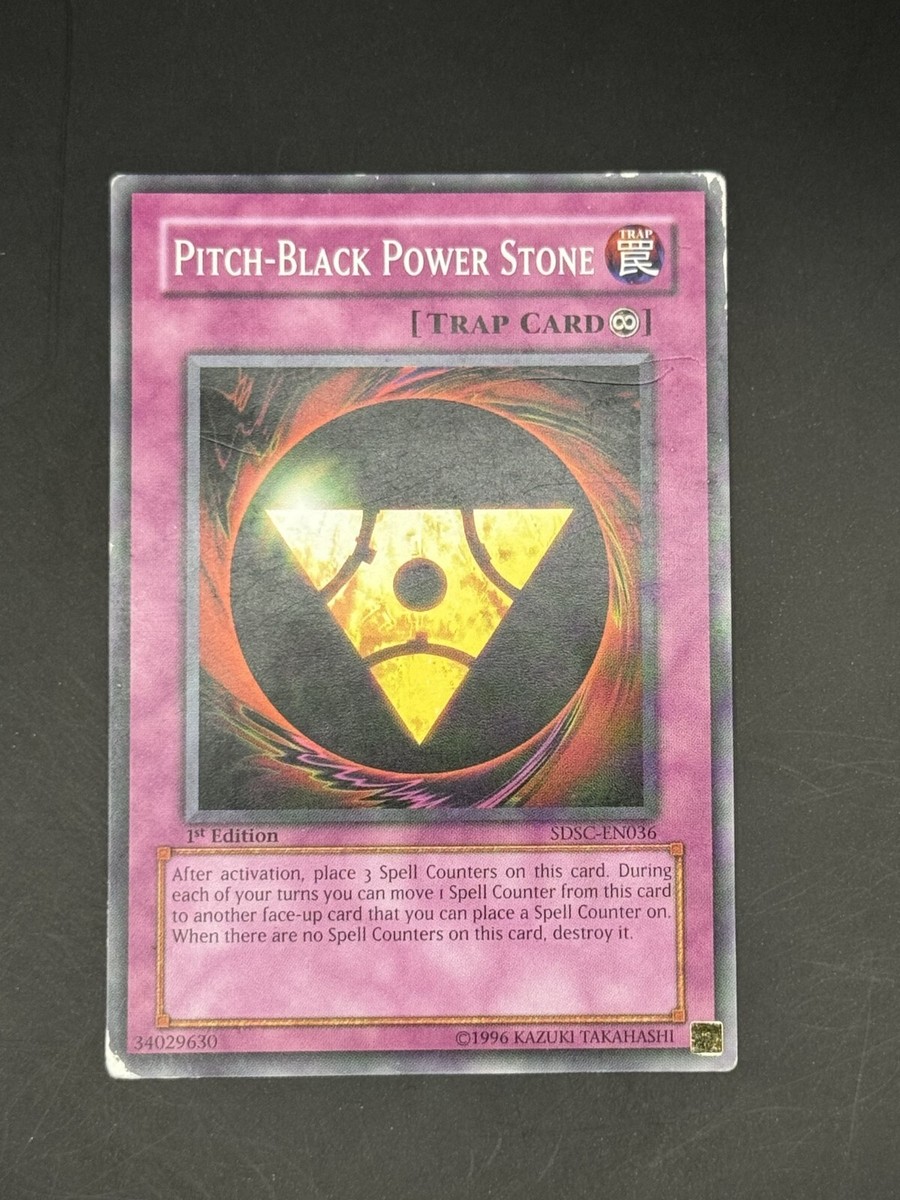 Yu-Gi-Oh! Trading Card - Pitch-Black Power Stone (SDSC-EN036) - 1st Edition Common - View #7