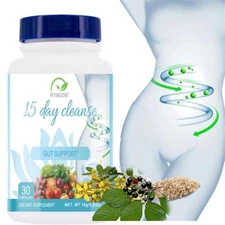 Milamiamor 15 Day Cleanse - Psyllium Husk, Probiotics - Colon Cleanse & Detox