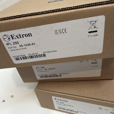 Extron Electronics IPL 250 IP Link Control Processor 60-1026-81 Brand New