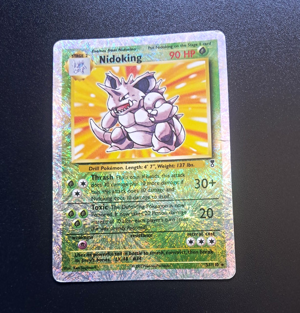 Nidoking [Reverse Holo] #31 (Legendary Collection (2002))