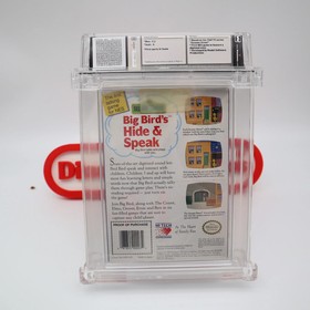 NES Nintendo SESAME STREET: BIG BIRD'S HIDE & SPEAK - WATA GRADED 9.2 A Sealed!