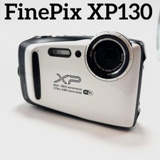 FUJIFILM FinePix XP130 Compact Digital Camera White 16MP 5x Zoom Ready