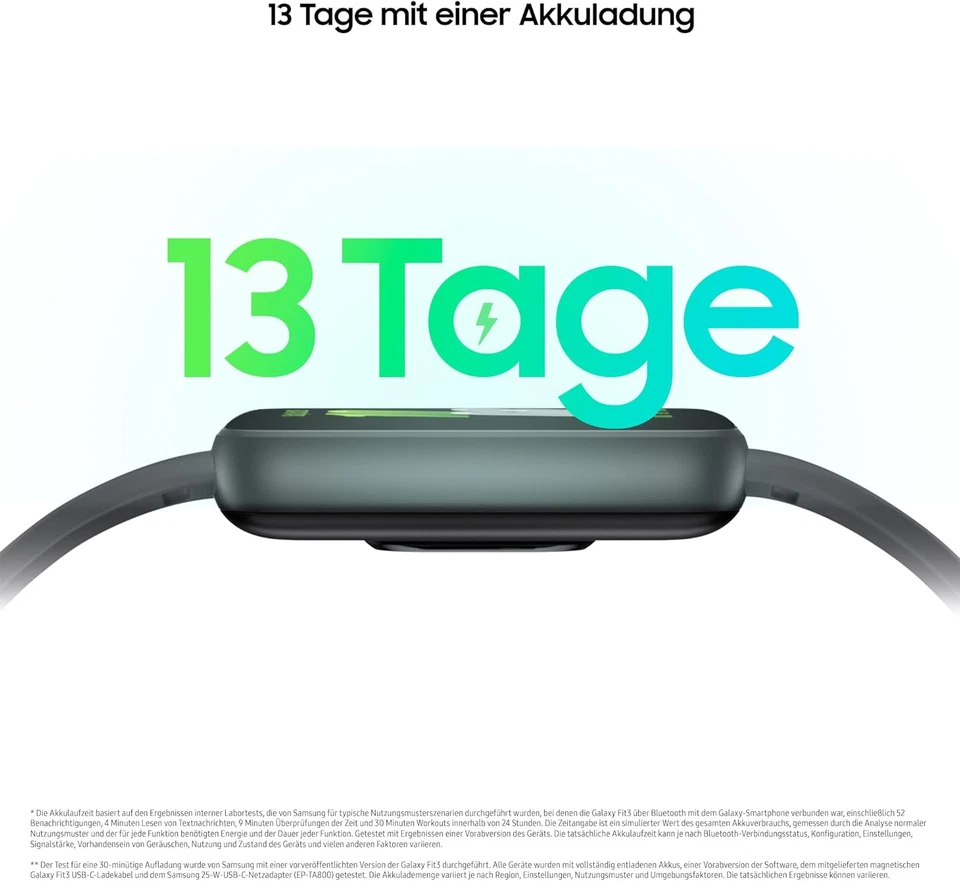 Samsung Galaxy Fit3 Smartwatch Fitness-Uhr Als Fitness Tracker Aktivitätstracker - Bild 3 von 4