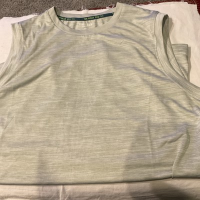 TEK GEAR Dry Tek Gray Size M Wicking Stretch Sleeveless Top Tee