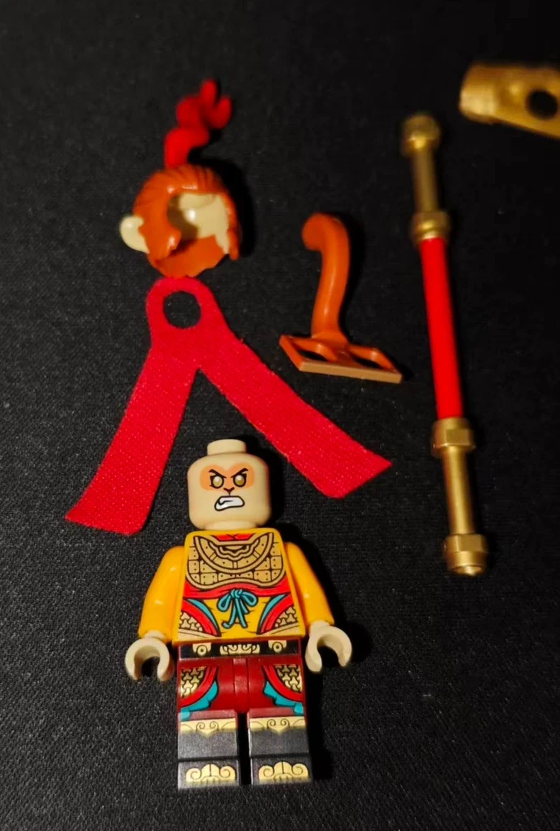 LEGO Monkie Kid Battle Monkey King mk035 Minifigure 80024 Staff Cape ...