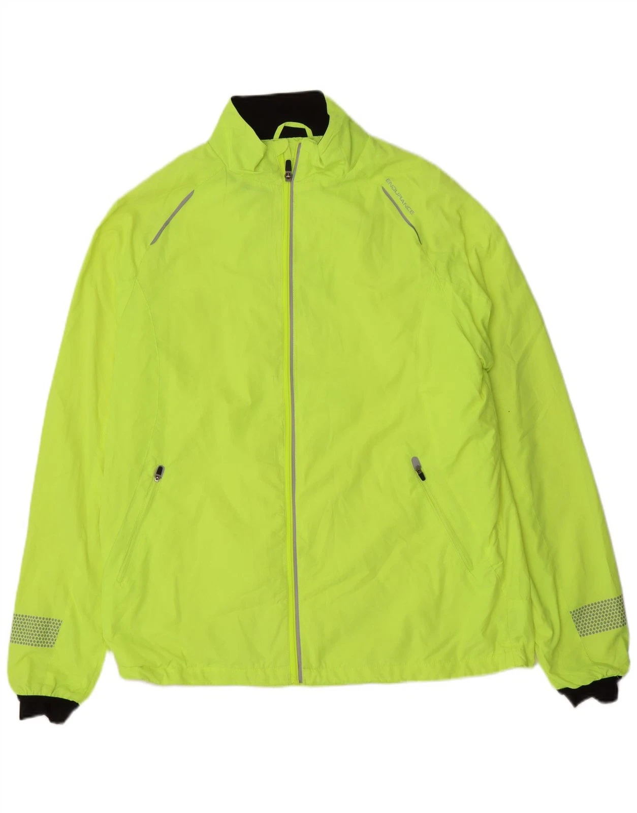 Endurance Mens Graphic Bomber Windbreaker Jacket UK 42 XL Green Sports DG10