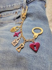 Louis Vuitton Keychain Charm Holder Chain Ring