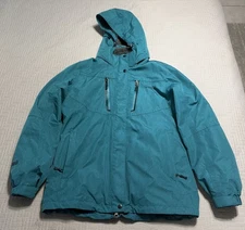 Outdoor Master 3-in-1 Jacket Women’s Medium Removable Lined Teal Coat